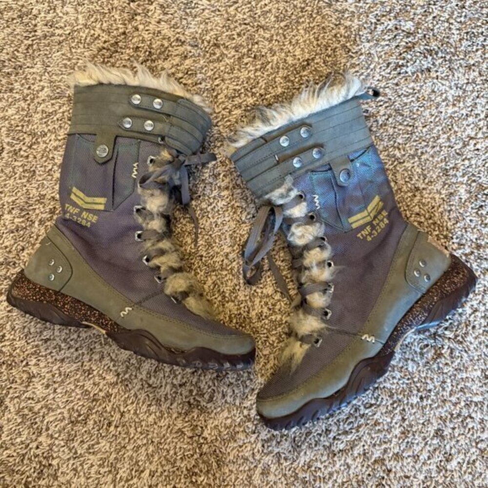 The North Face Military Lace Up TNF NSE 4-3284 Winter Boots